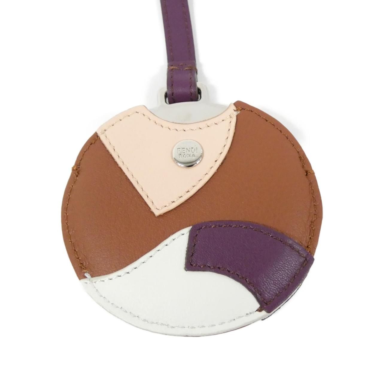 Fendi Bag Charm Keychain & Charms Brown — view 3