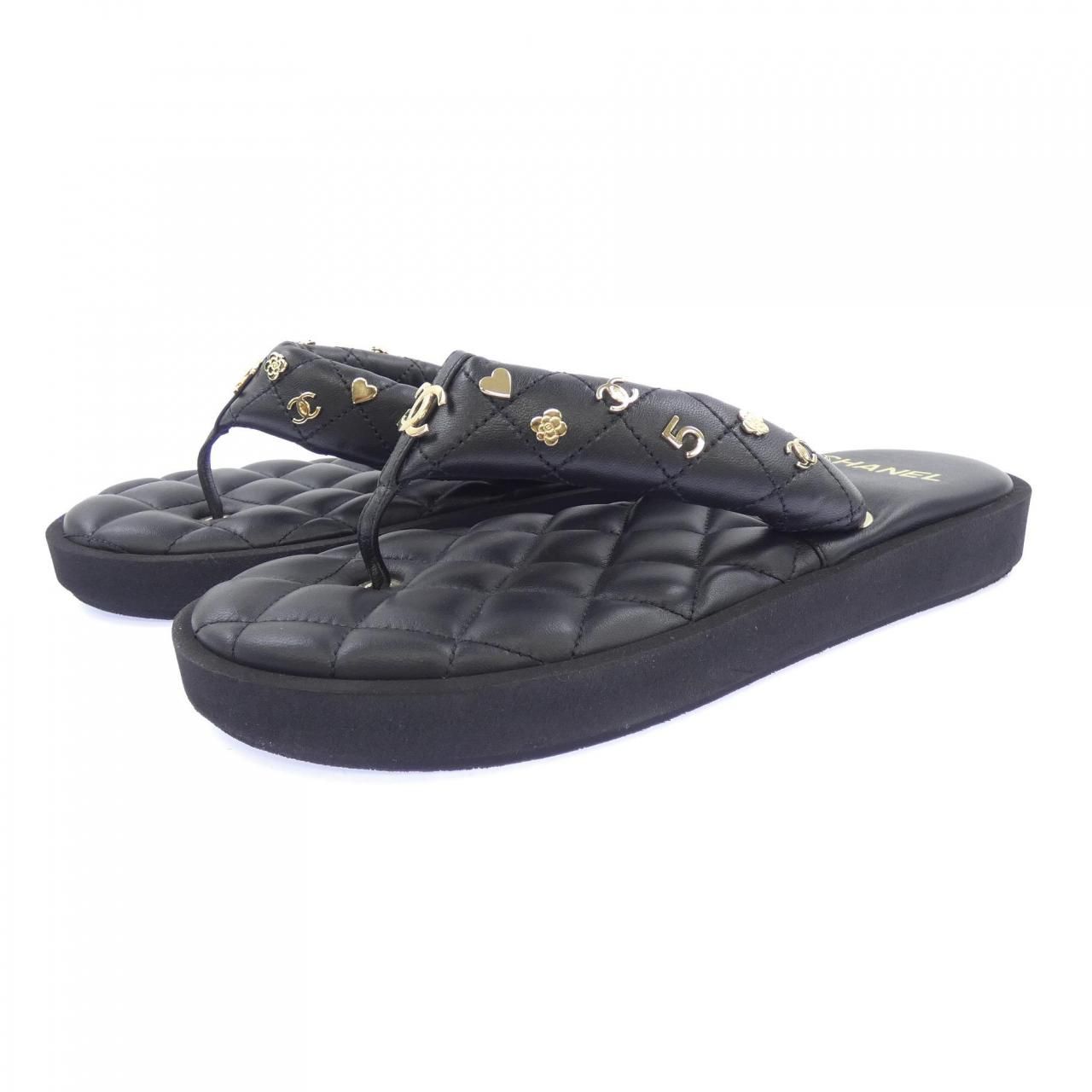Chanel Sandals Black — view 3