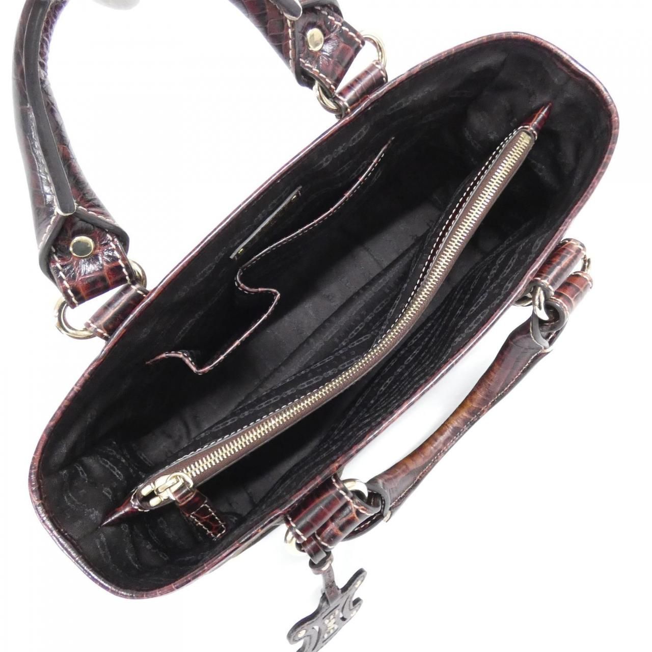 Celine Boogie Bag Handbag Brown — view 7