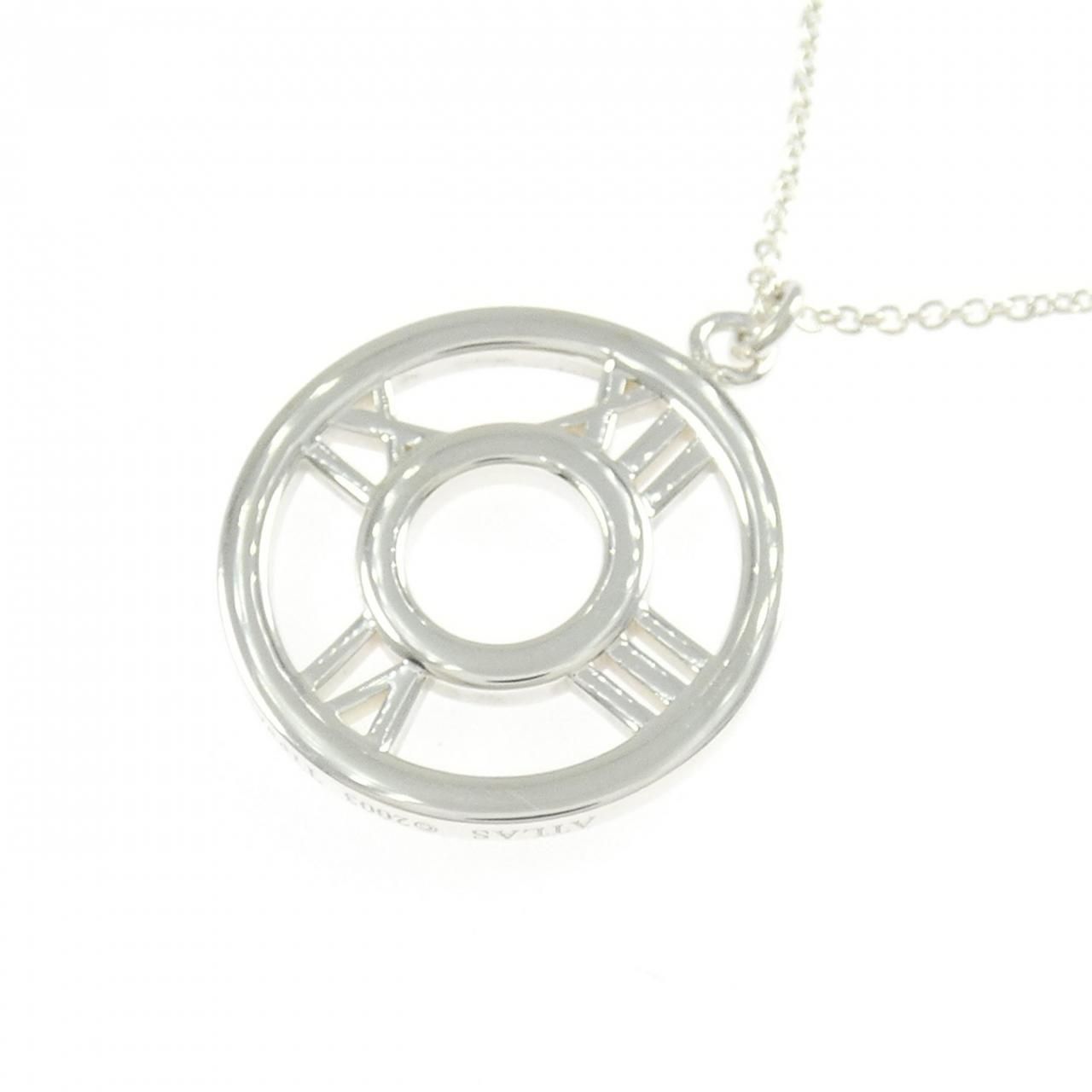 Tiffany & Co Atlas Open Medallion Necklace — view 3