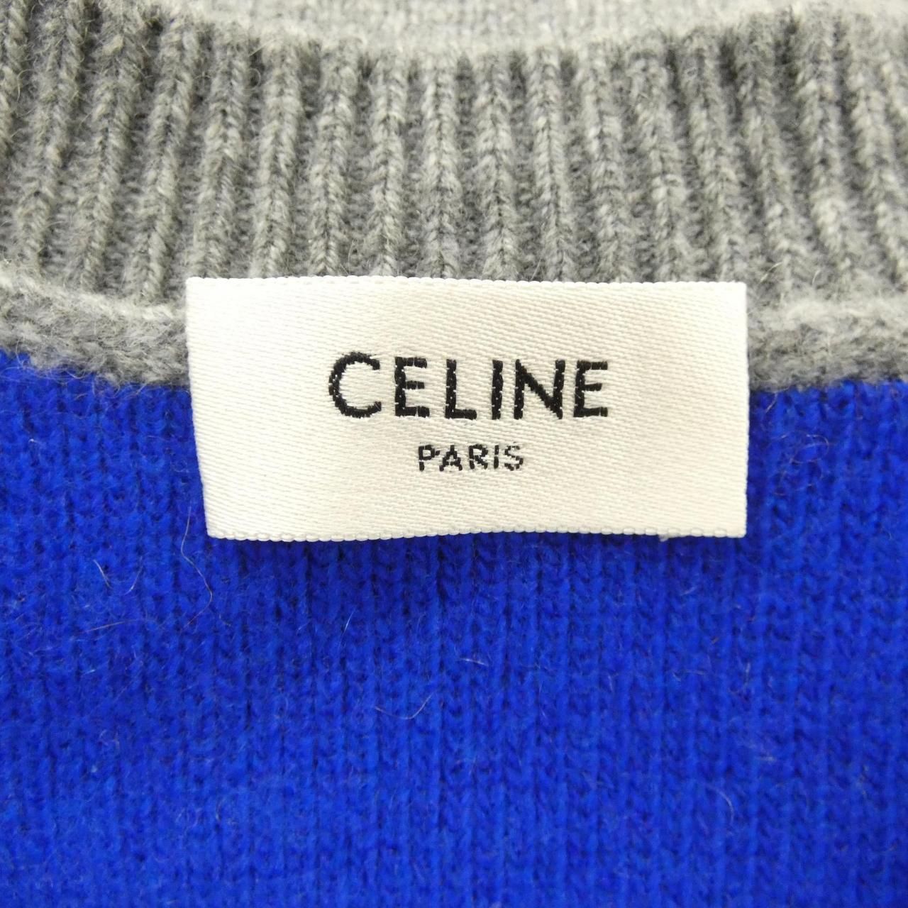 Celine Triomphe Jacquard Knit Sweater — view 4