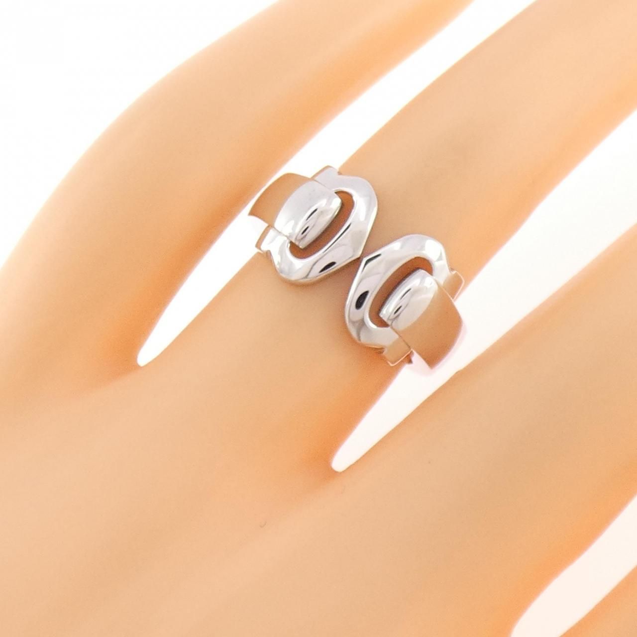 Cartier 2C Ring White Gold — view 4