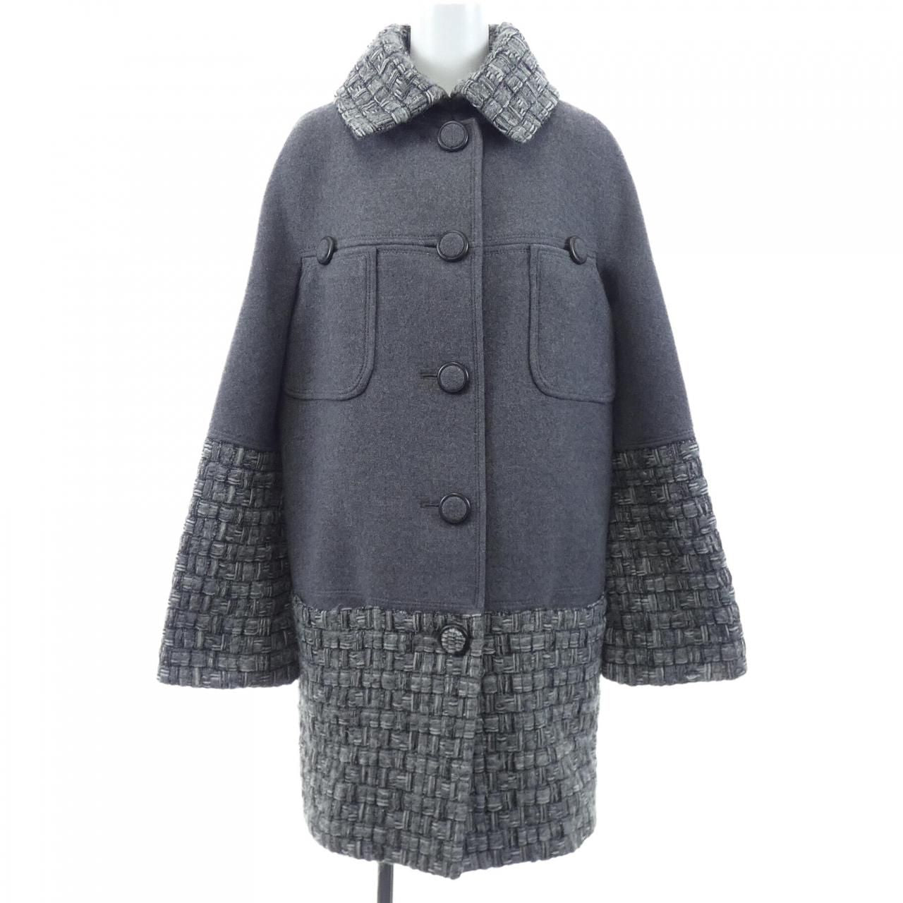 Chanel Coat Gray
