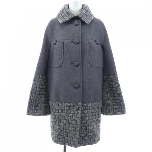 Chanel Coat Gray
