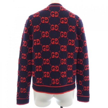 Gucci GG Wool Cles Jacquard Cardigan — view 2