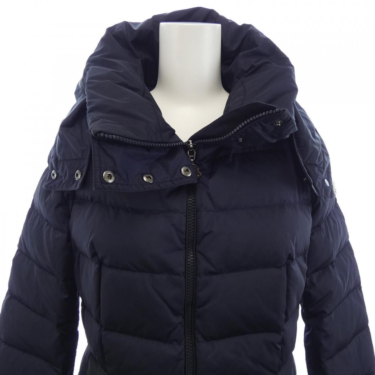 Moncler Flammette Down Jacket Coat — view 5