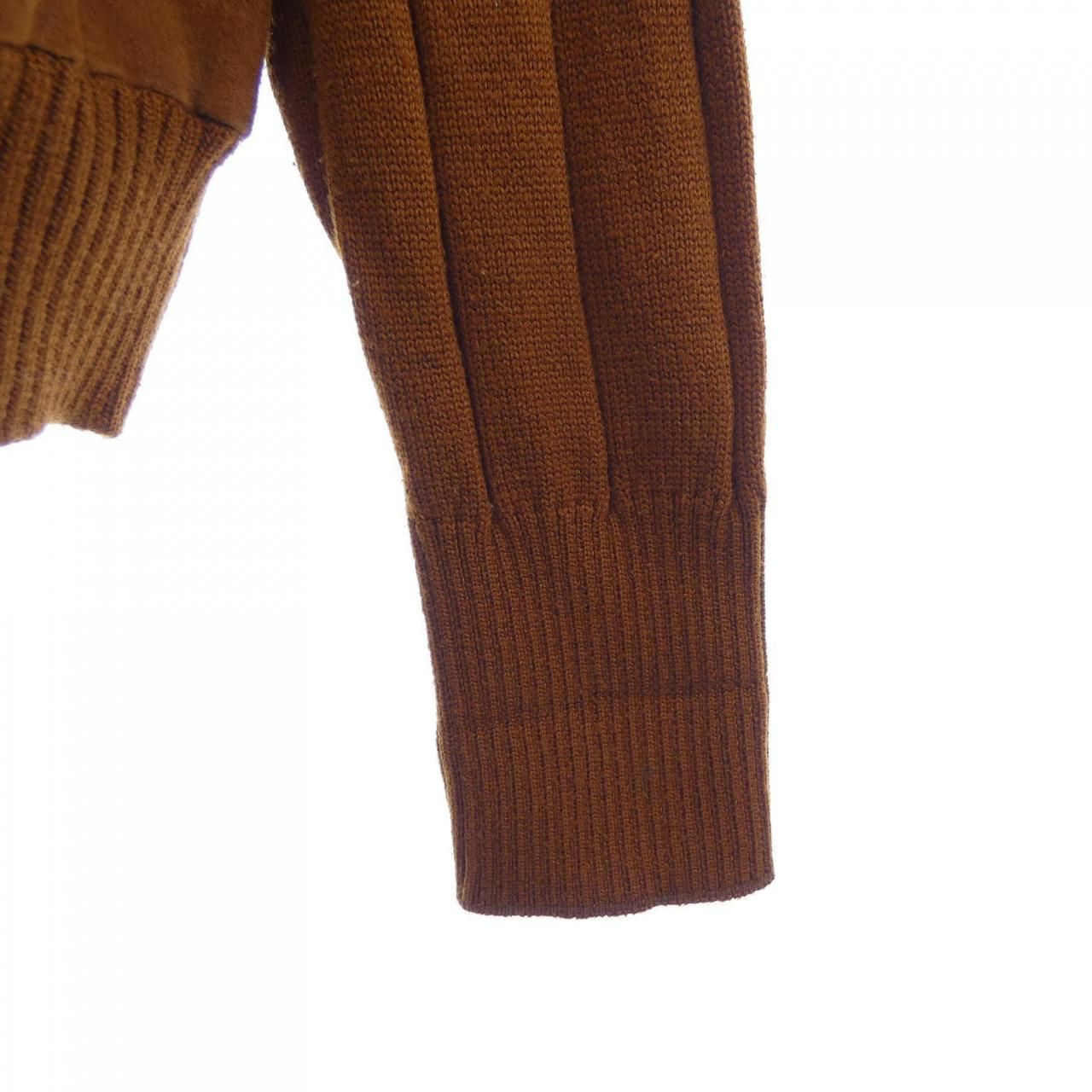 Hermes Vintage Cardigan Brown — view 7