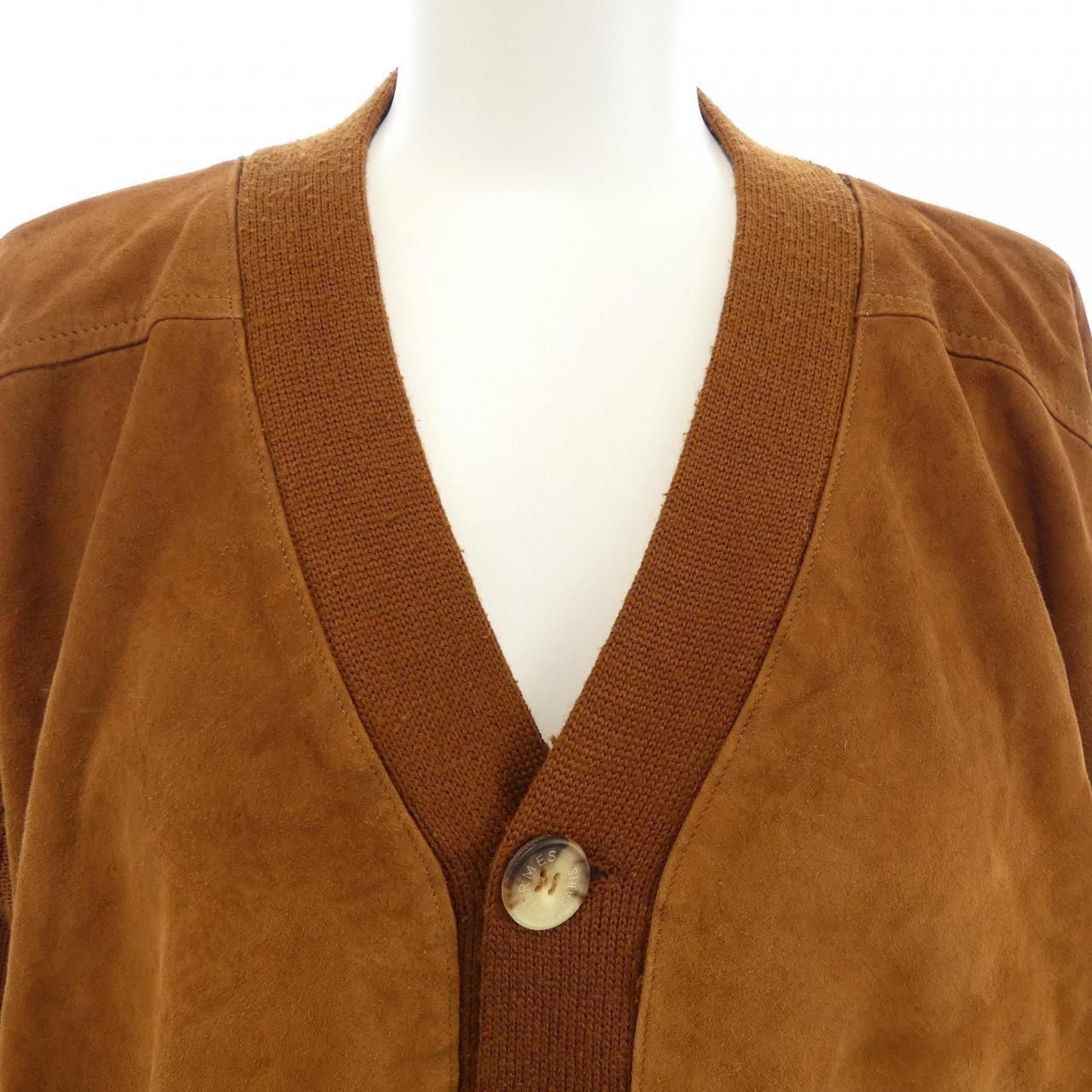 Hermes Vintage Cardigan Brown — view 6