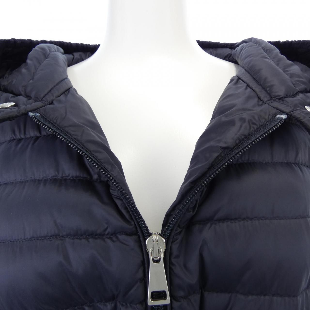 Moncler Barbel Down Jacket Coat — view 7