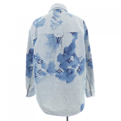 Louis Vuitton Striped Monogram Workwear Denim Jacket — view 2