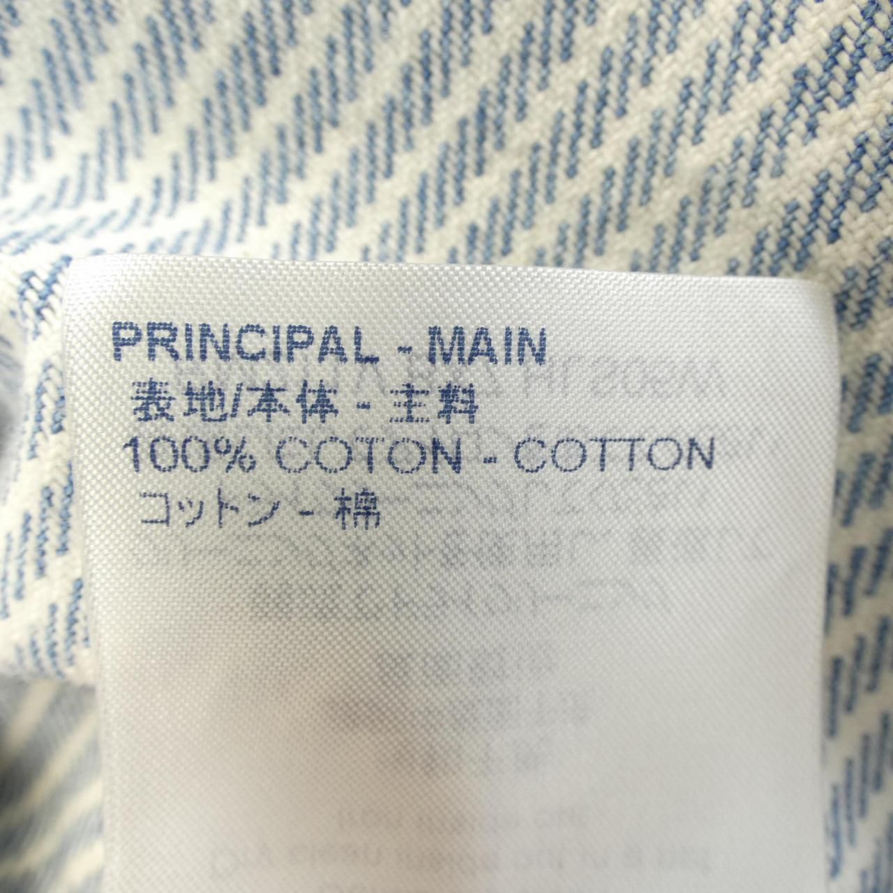 Louis Vuitton Striped Monogram Workwear Denim Jacket — view 3