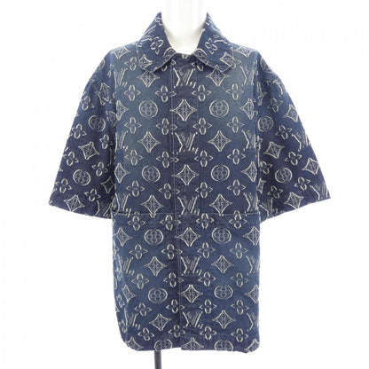 Louis Vuitton Monogram Short Sleeve Chambray Shirt