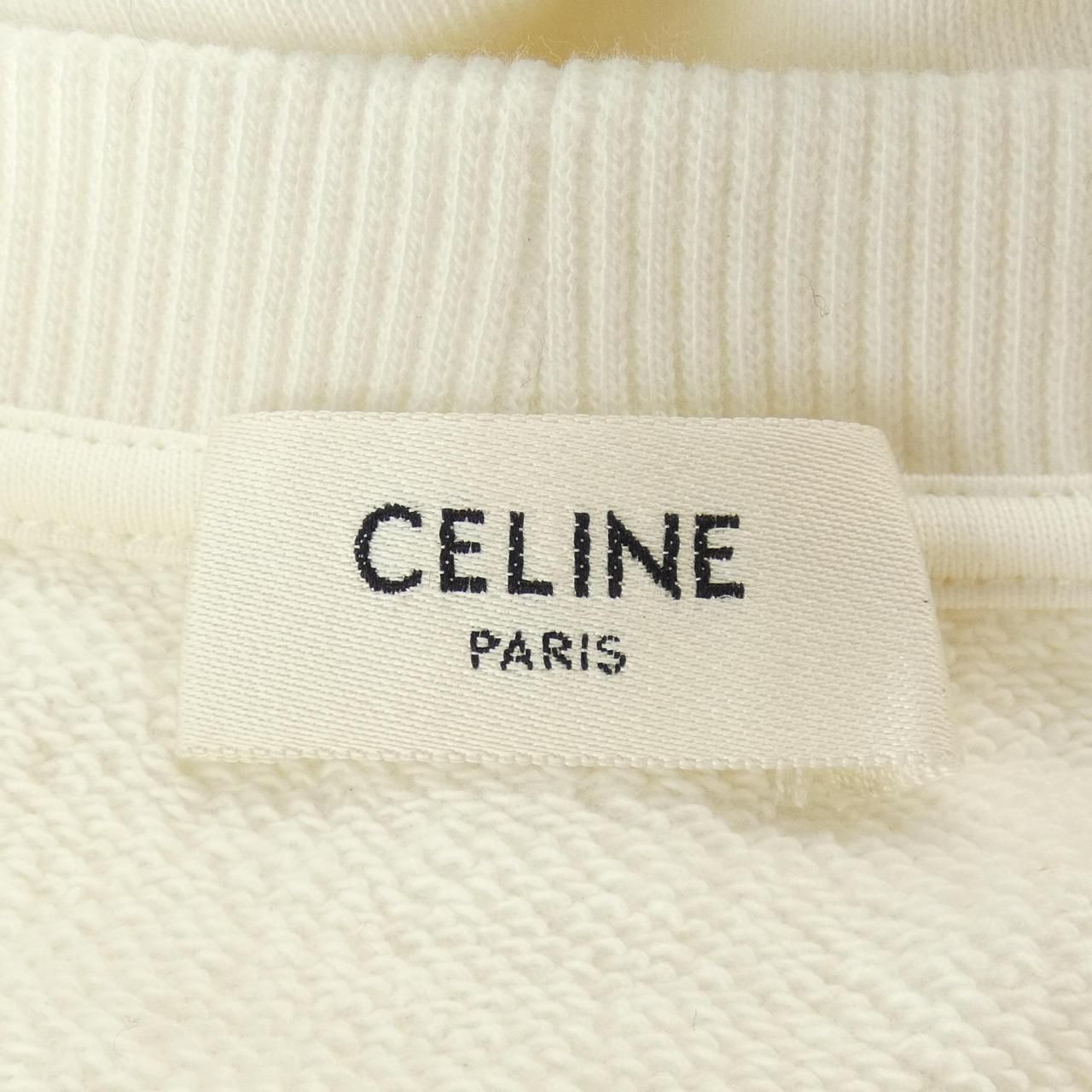 Celine Triomphe Sweatshirt White — view 4