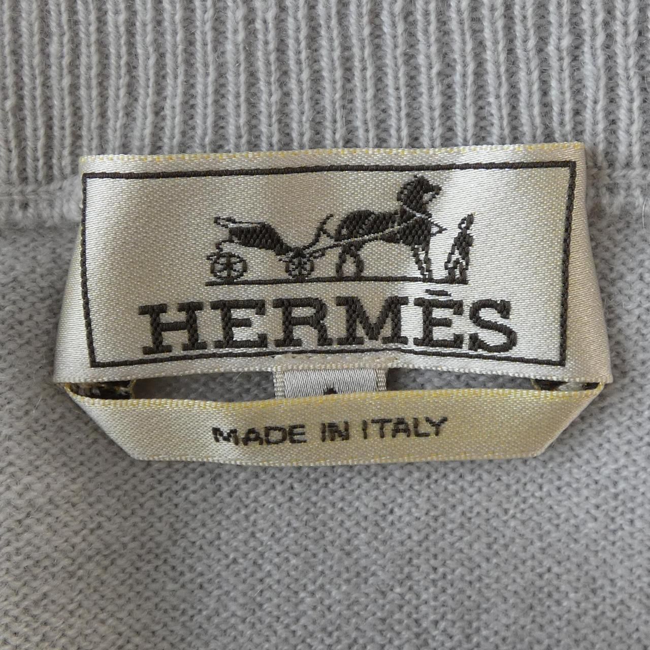 Hermes Knit Sweater Gray — view 4