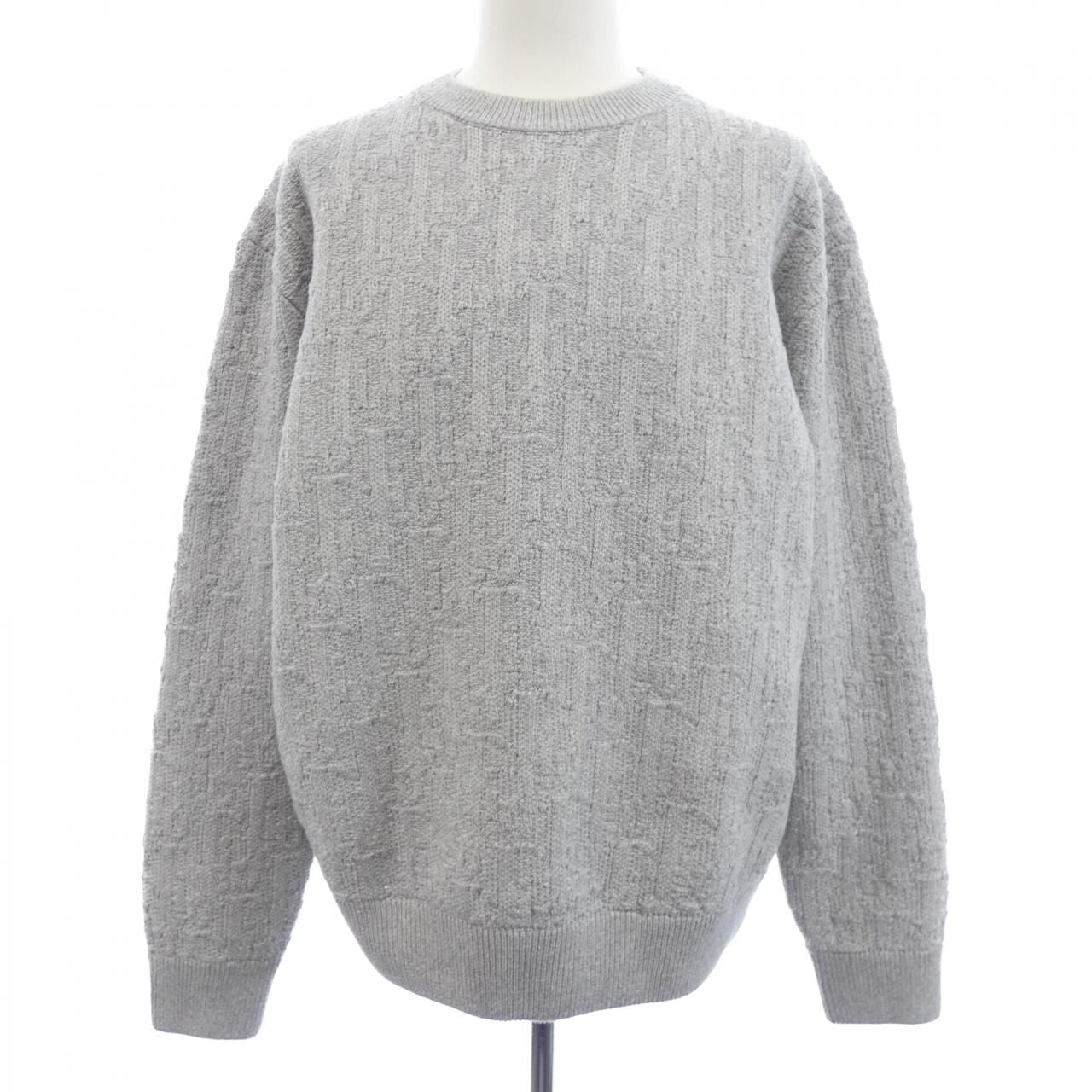 Dior Knit Sweater Gray
