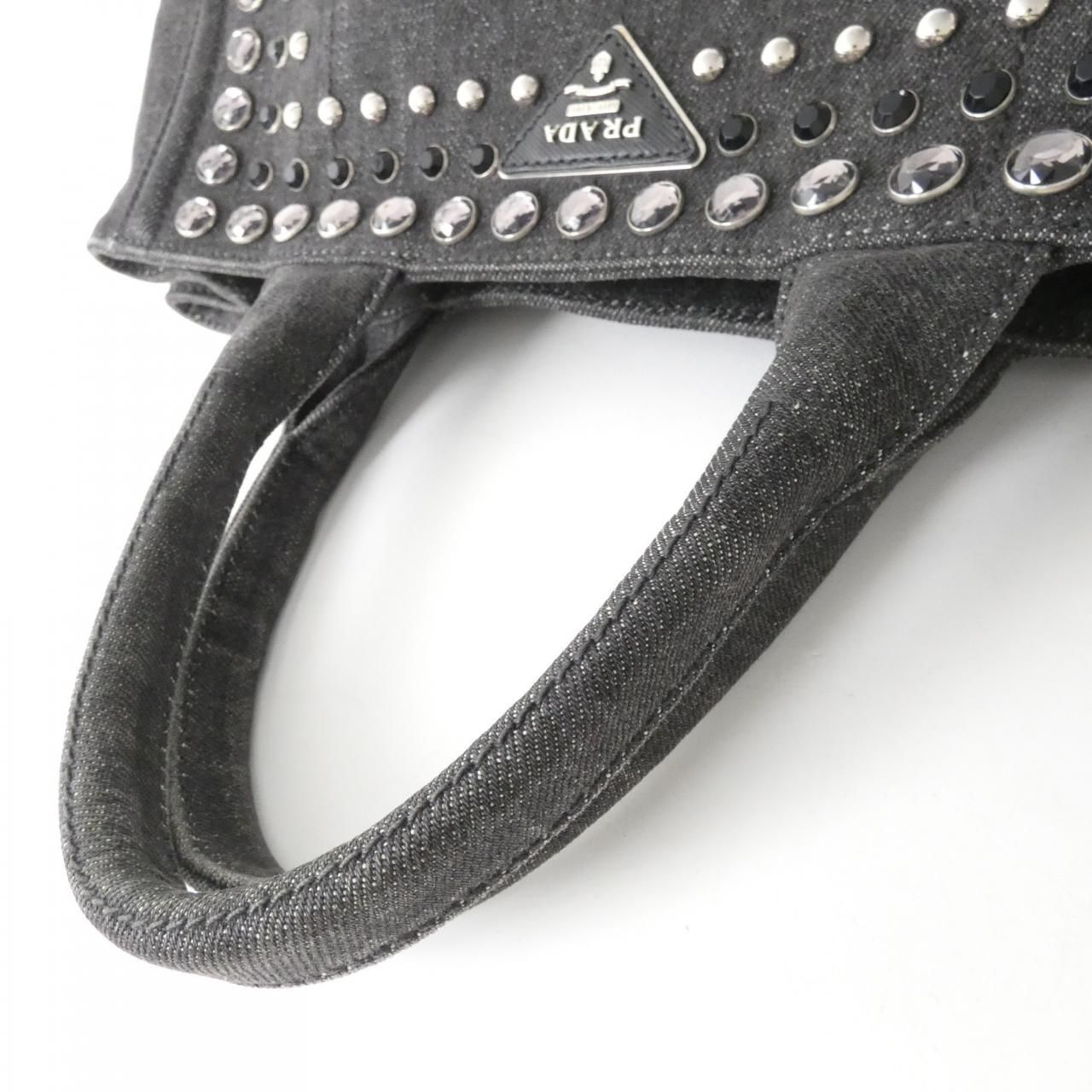 Prada Bag Handbag Silver — view 8