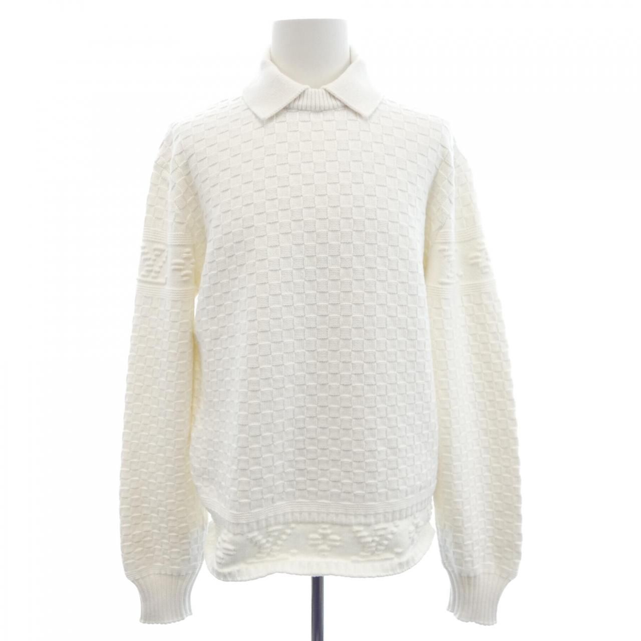 Louis Vuitton LV Damier Wool Blend Pullover Knit Sweater