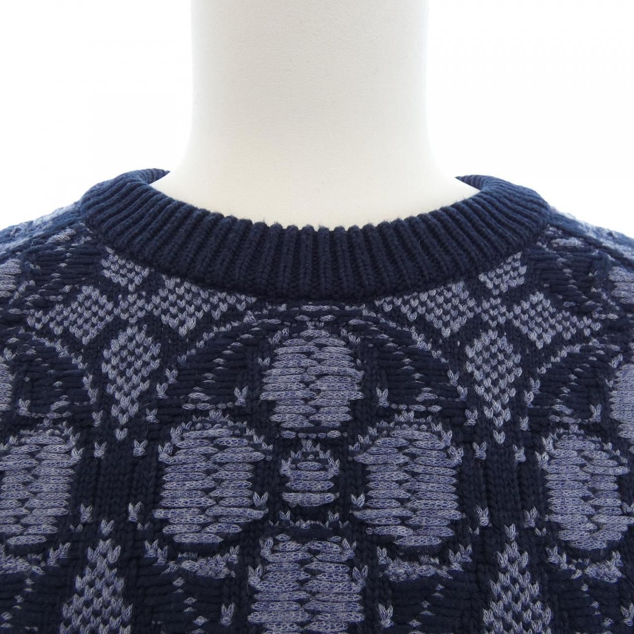 Louis Vuitton Monogram Flower Jacquard Knit Sweater — view 5