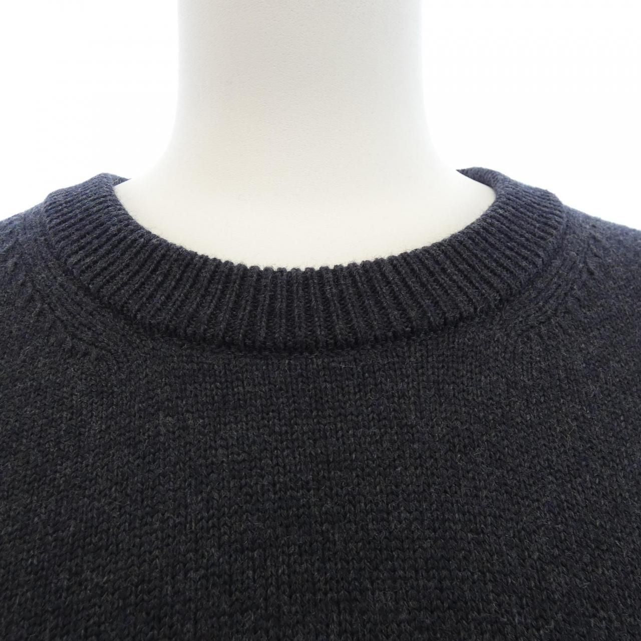 Louis Vuitton Embellished Long Sleeve Merino Wool Crew Neck Knit Sweater — view 5