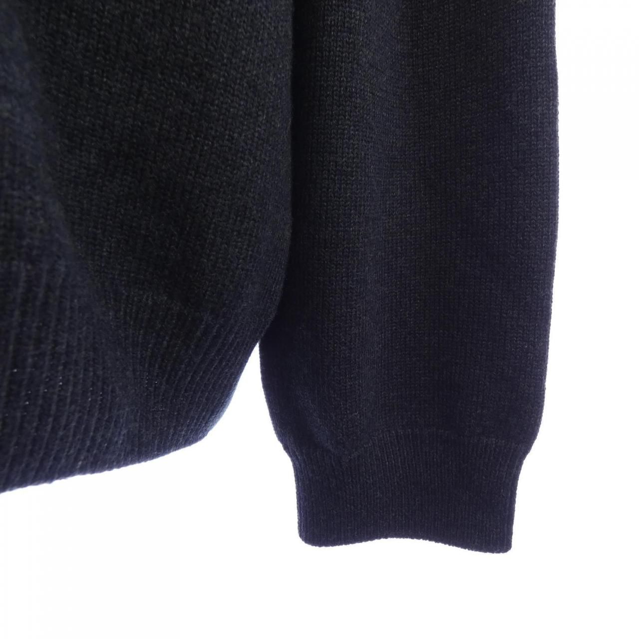 Louis Vuitton Embellished Long Sleeve Merino Wool Crew Neck Knit Sweater — view 6