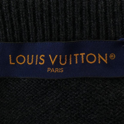 Louis Vuitton Embellished Long Sleeve Merino Wool Crew Neck Knit Sweater — view 4