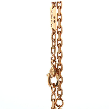 Van Cleef & Arpels Arcane Brush Cles Pendant Watch PG RG Quartz — view 5