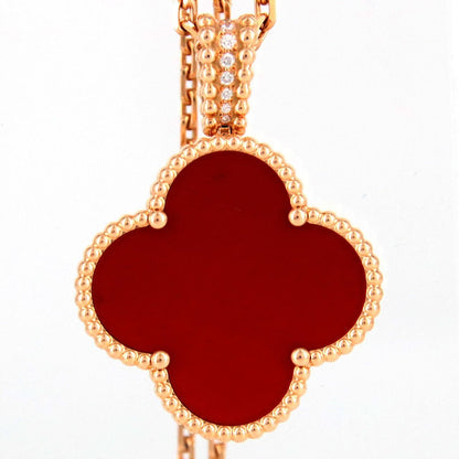 Van Cleef & Arpels Arcane Brush Cles Pendant Watch PG RG Quartz — view 3