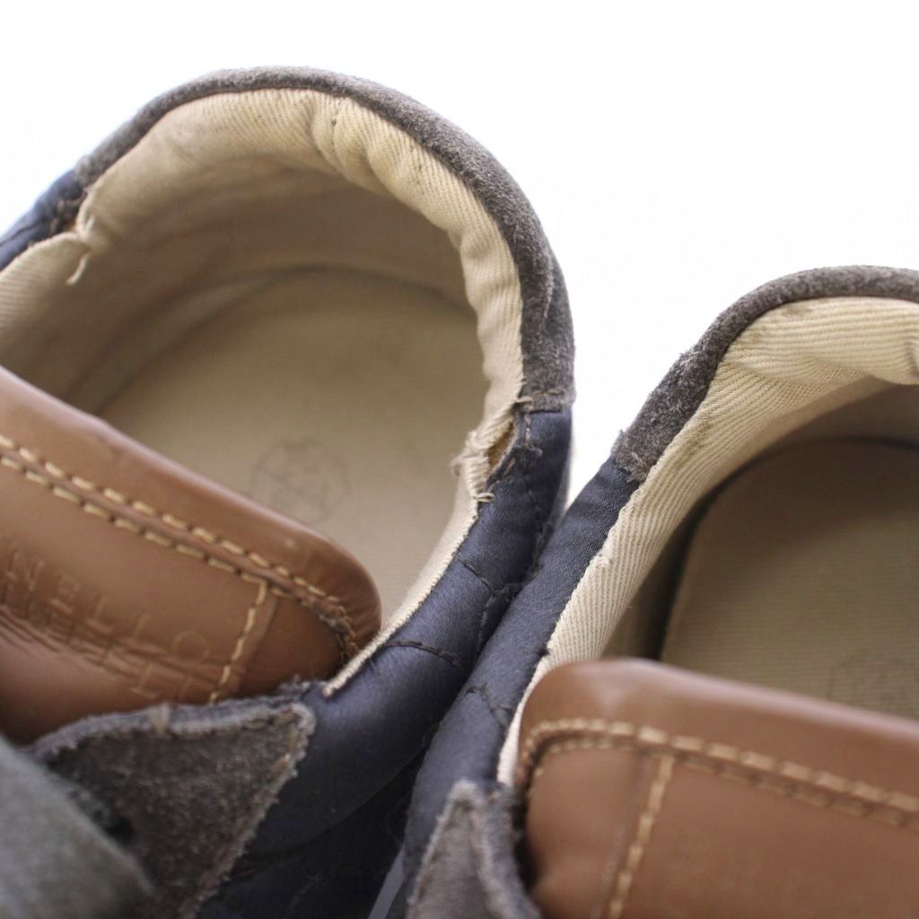 Brunello Cucinelli Sneakers Shoes Suede Gray TK — view 4