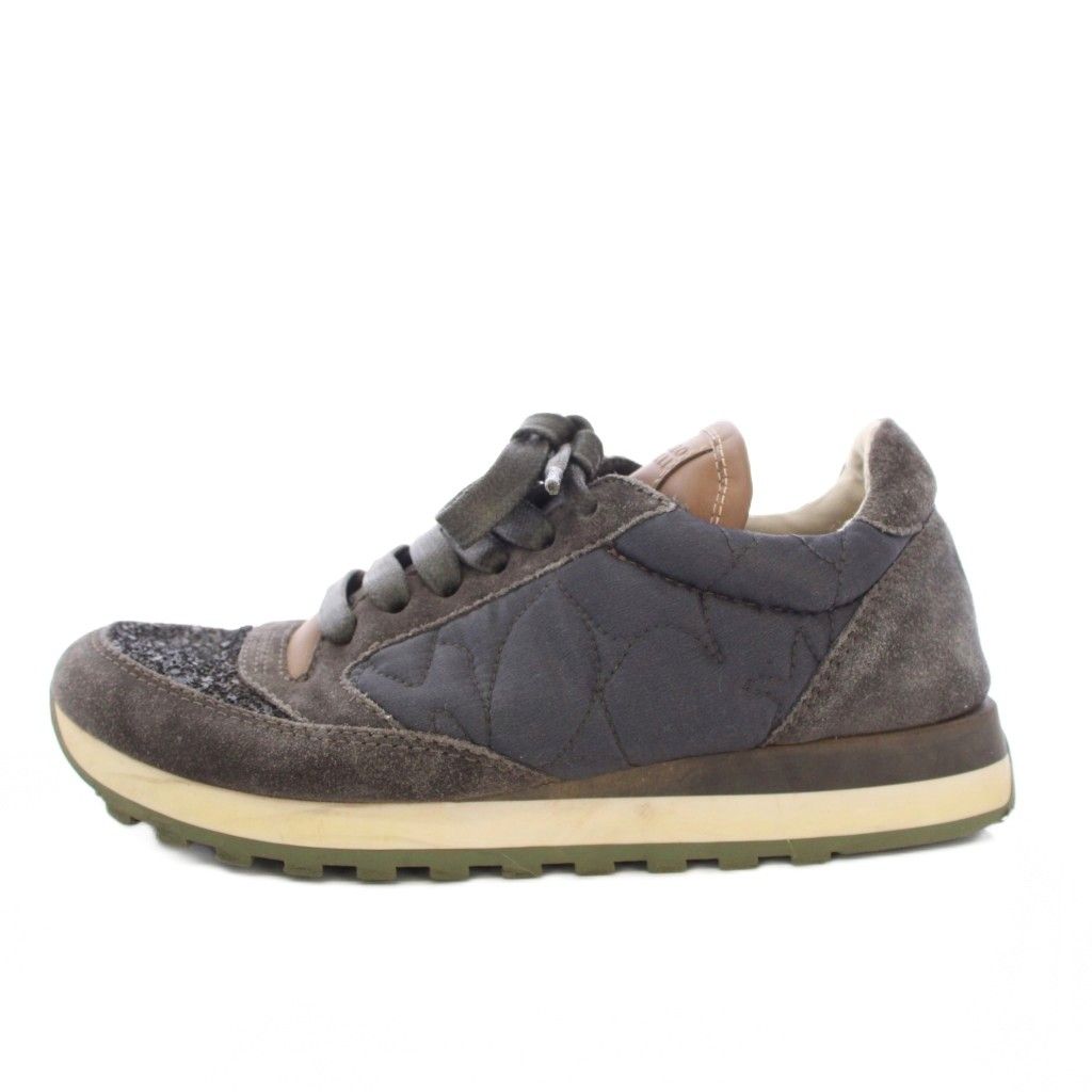 Brunello Cucinelli Sneakers Shoes Suede Gray TK