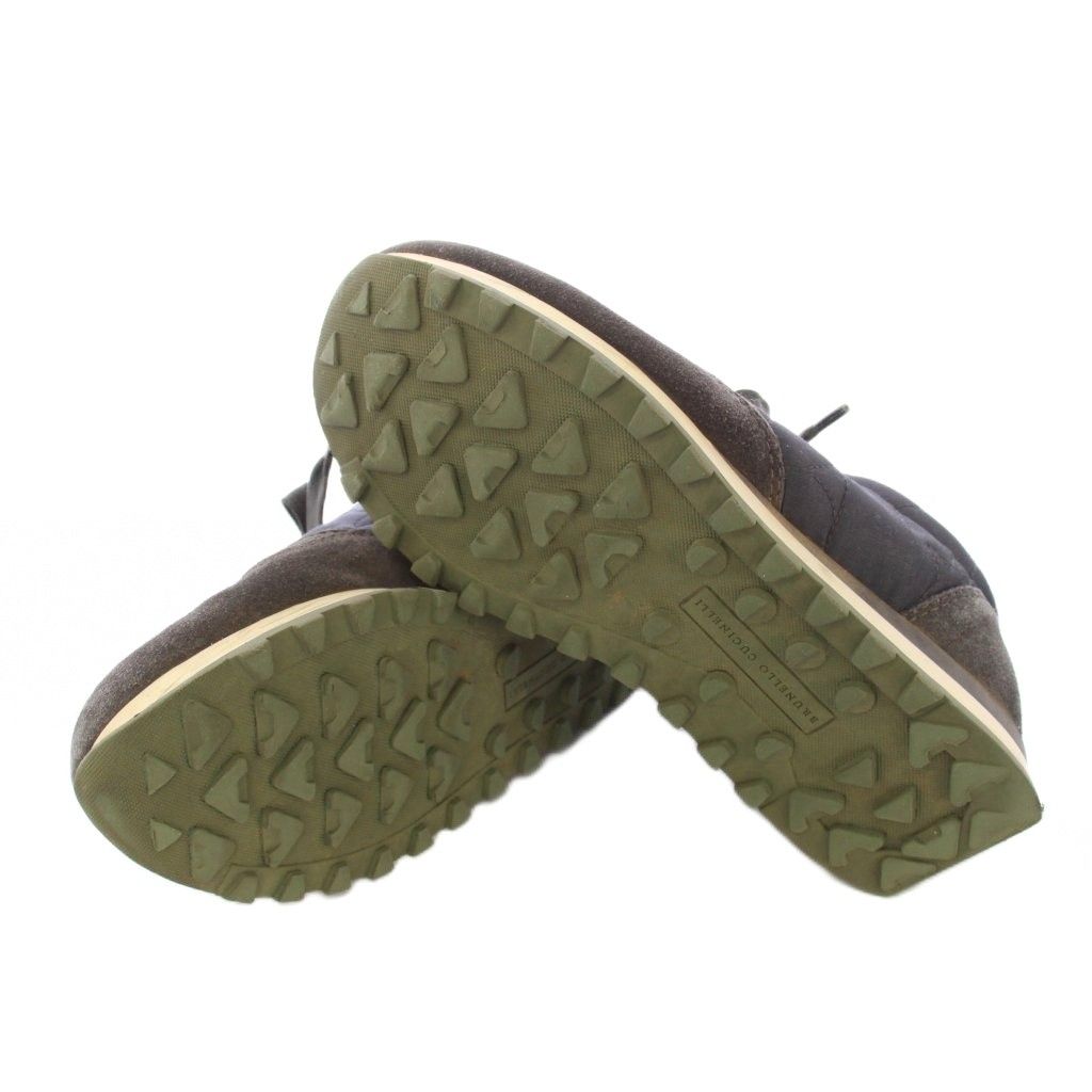 Brunello Cucinelli Sneakers Shoes Suede Gray TK — view 6