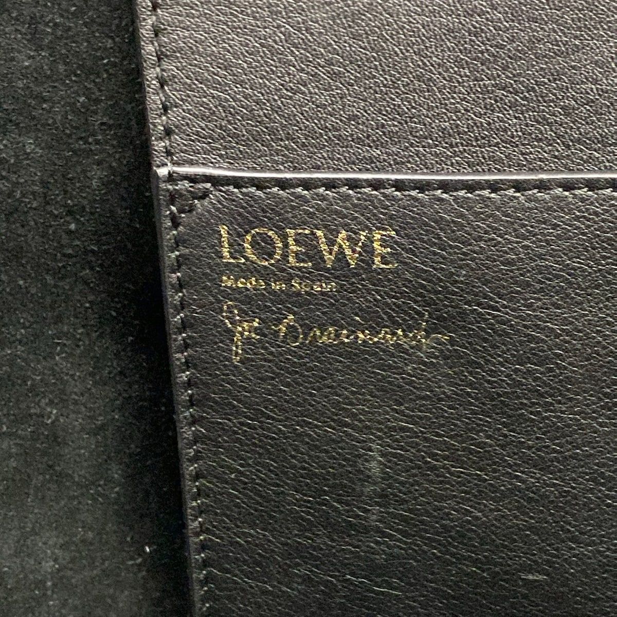 Loewe Tote Black Gray 2-Way Leather — view 8