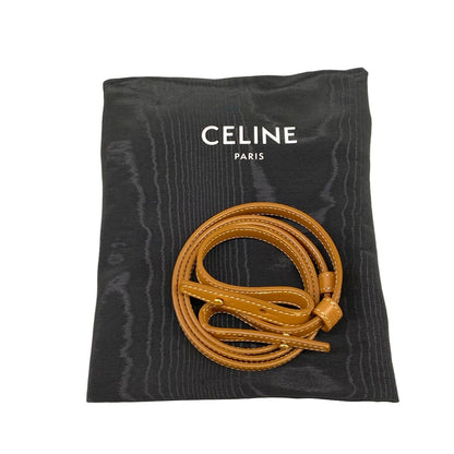 Celine Tote Mini Vertical Cover Ivory Brown Leather — view 8