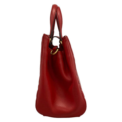 Gucci Handbag GG Marmont Red Leather — view 4
