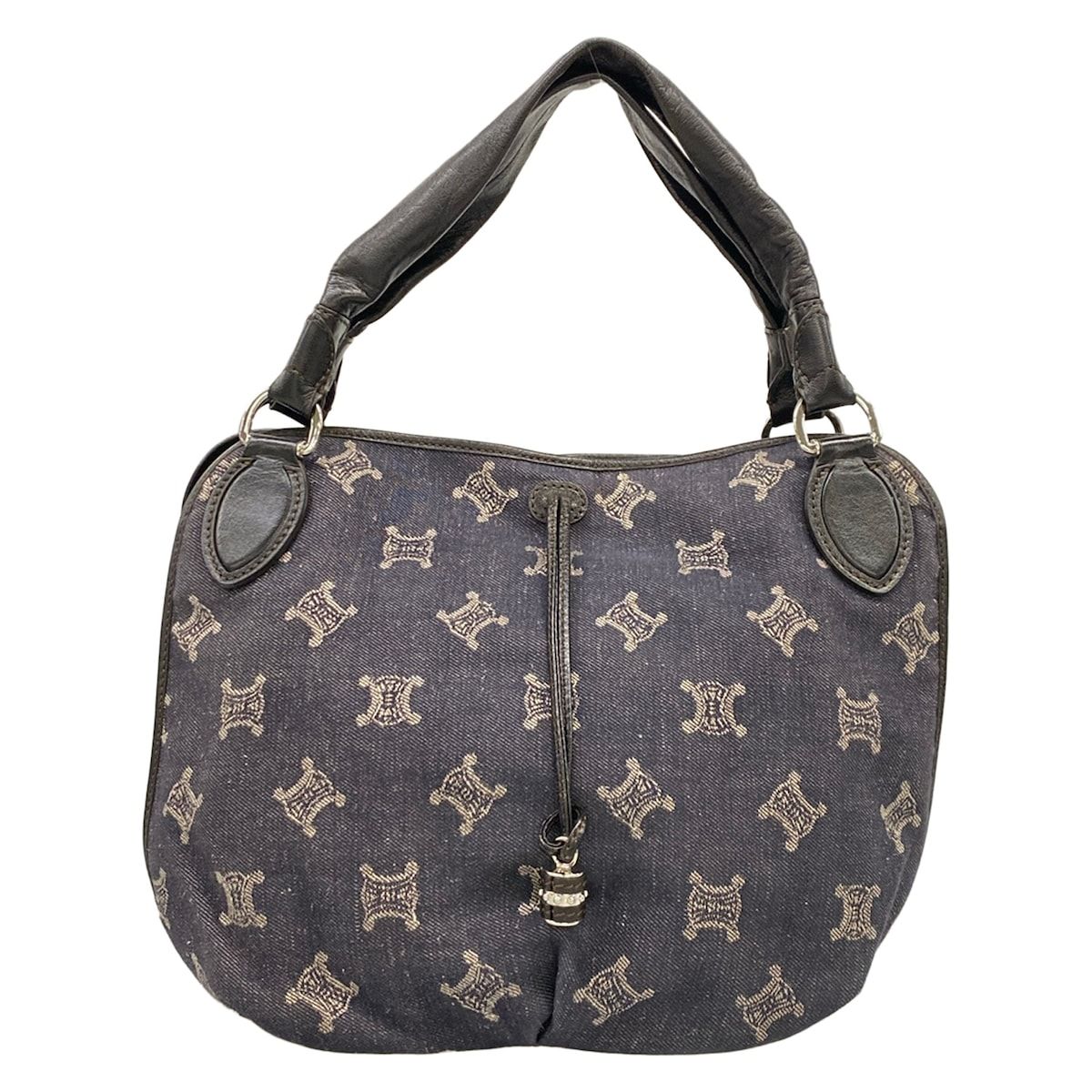 Celine Tote Bittersweet Dark Navy Ivory Black Leather