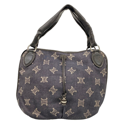 Celine Tote Bittersweet Dark Navy Ivory Black Leather