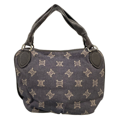 Celine Tote Bittersweet Dark Navy Ivory Black Leather — view 3