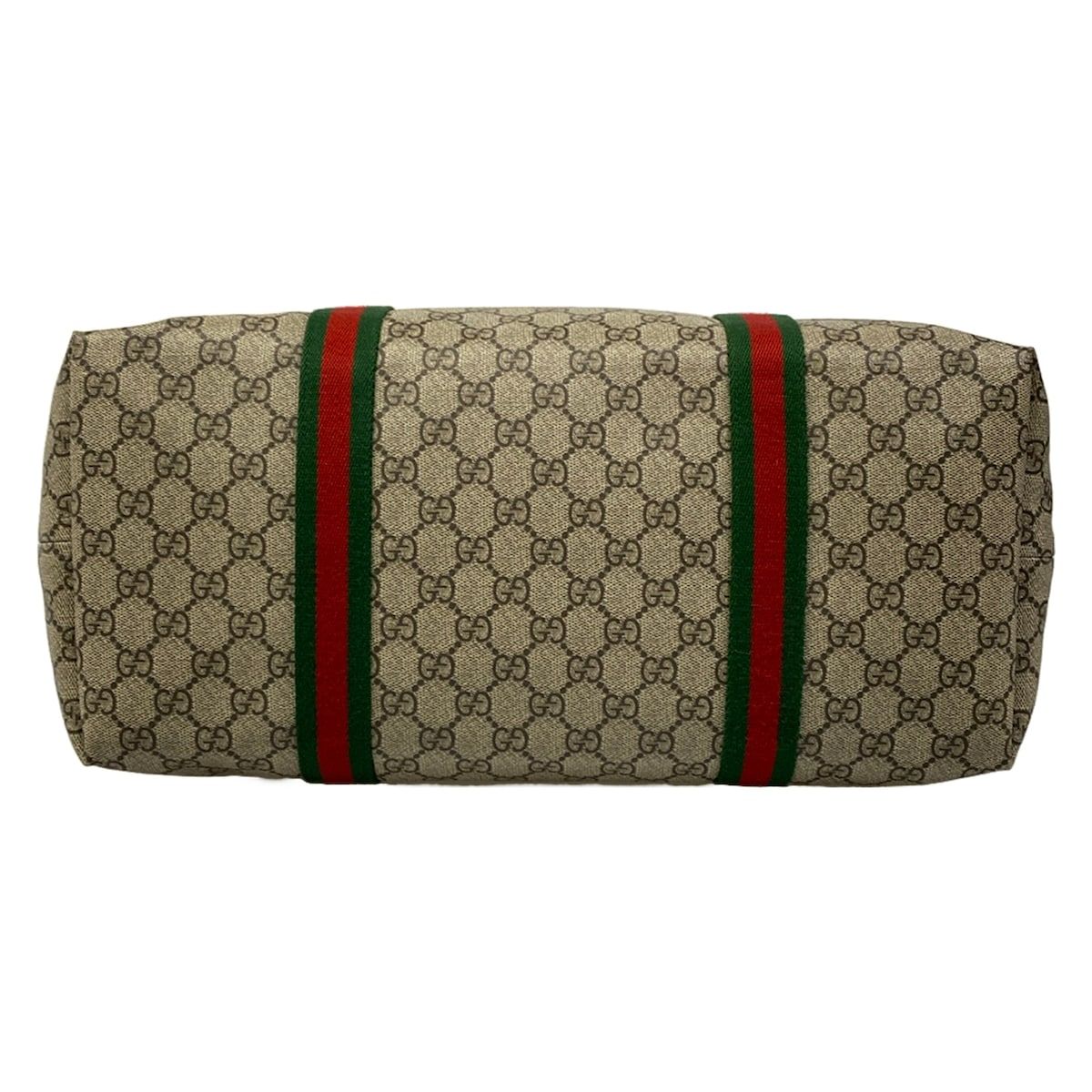 Gucci Tote GG Tenda Gray Dark Brown Multi — view 5