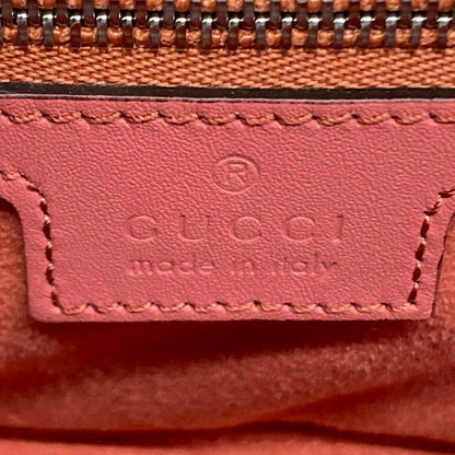 Gucci Shoulder Bag Petite GG Marmont Red Leather — view 9