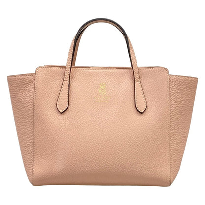 Gucci Tote Swing Light Pink Leather