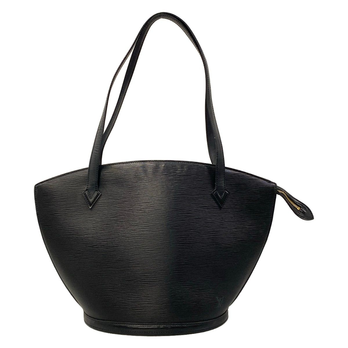 Louis Vuitton Shoulder Bag Epi Saint Jacques Shopping Noir Leather