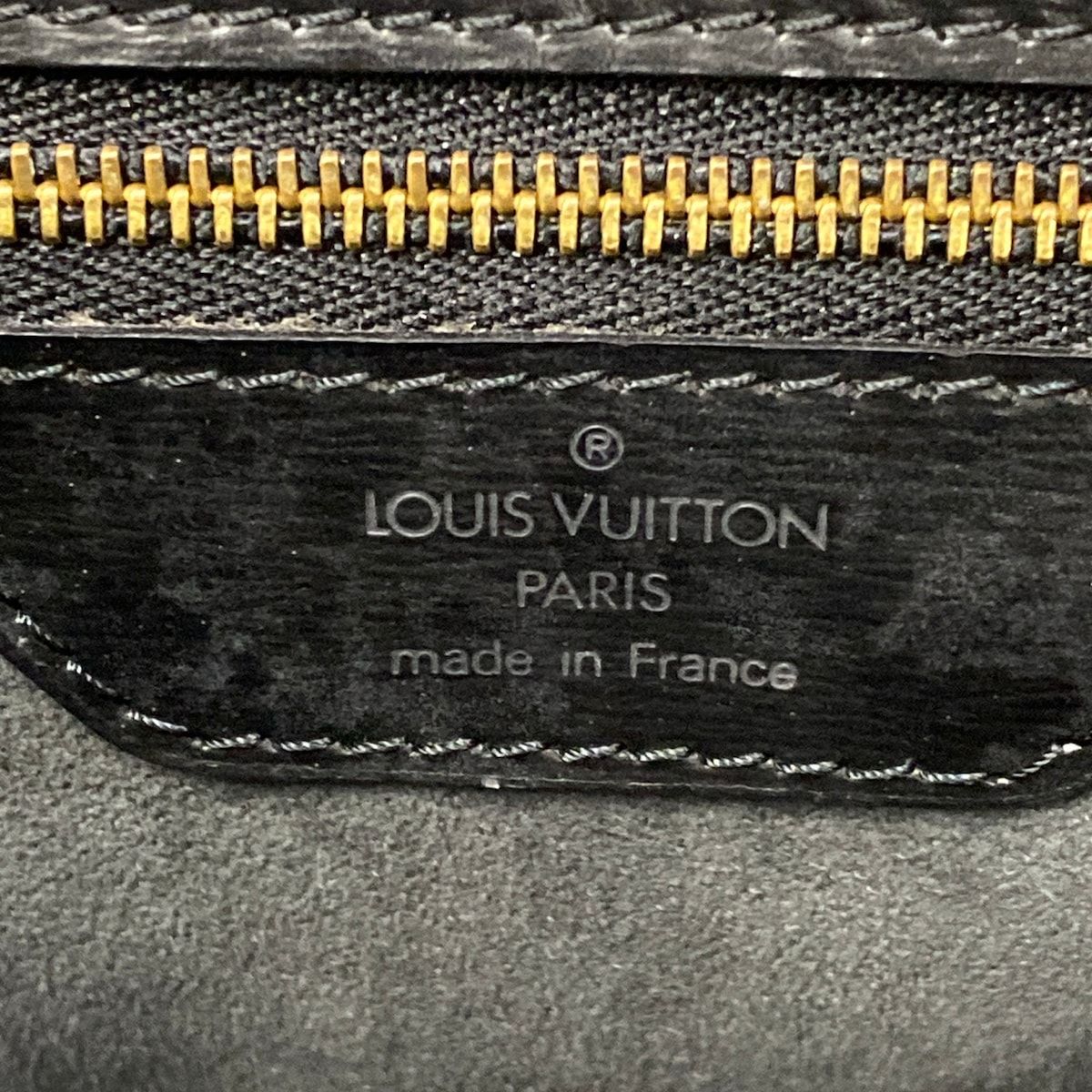 Louis Vuitton Shoulder Bag Epi Saint Jacques Shopping Noir Leather — view 8