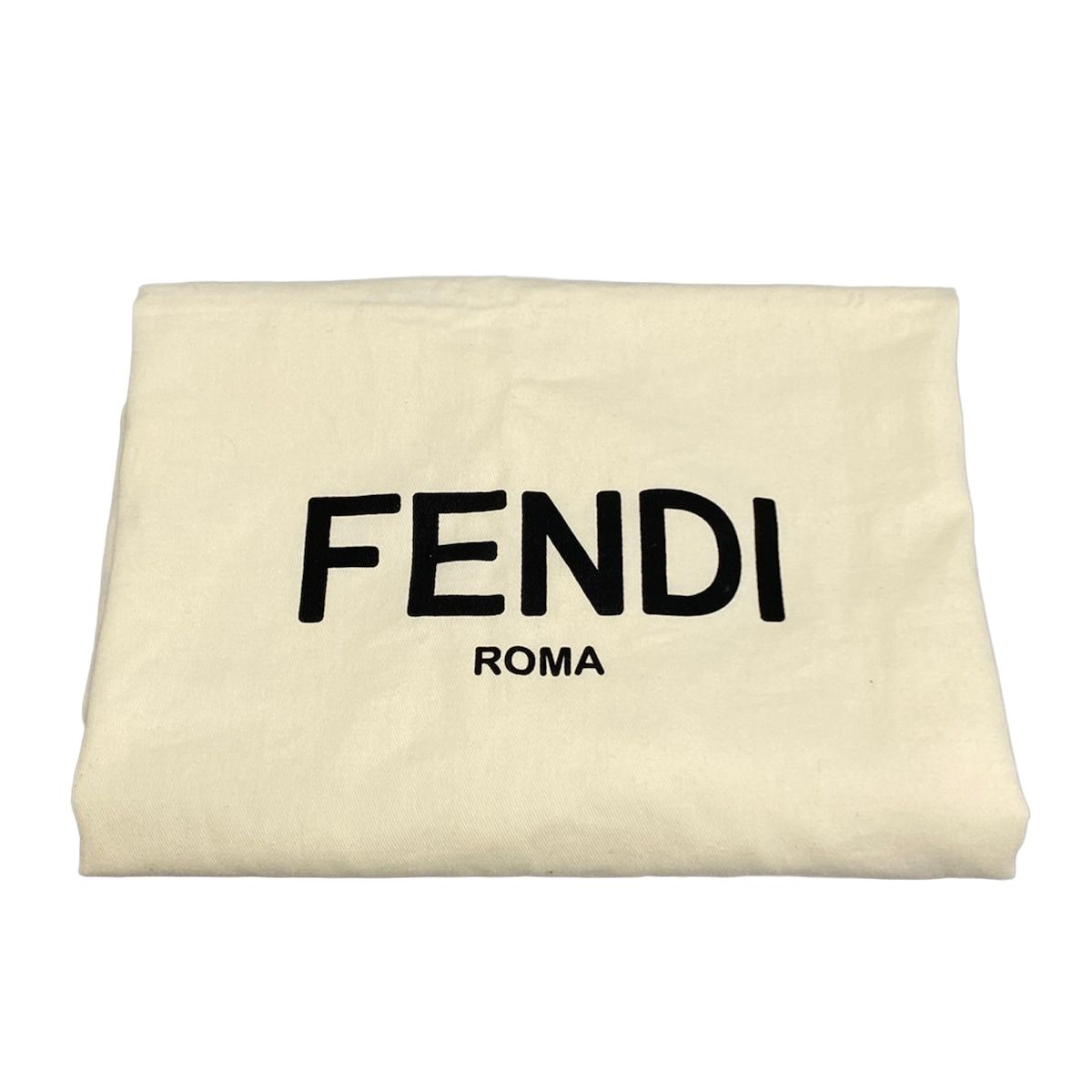 Fendi Tote Shopping Beige Black Leather — view 8