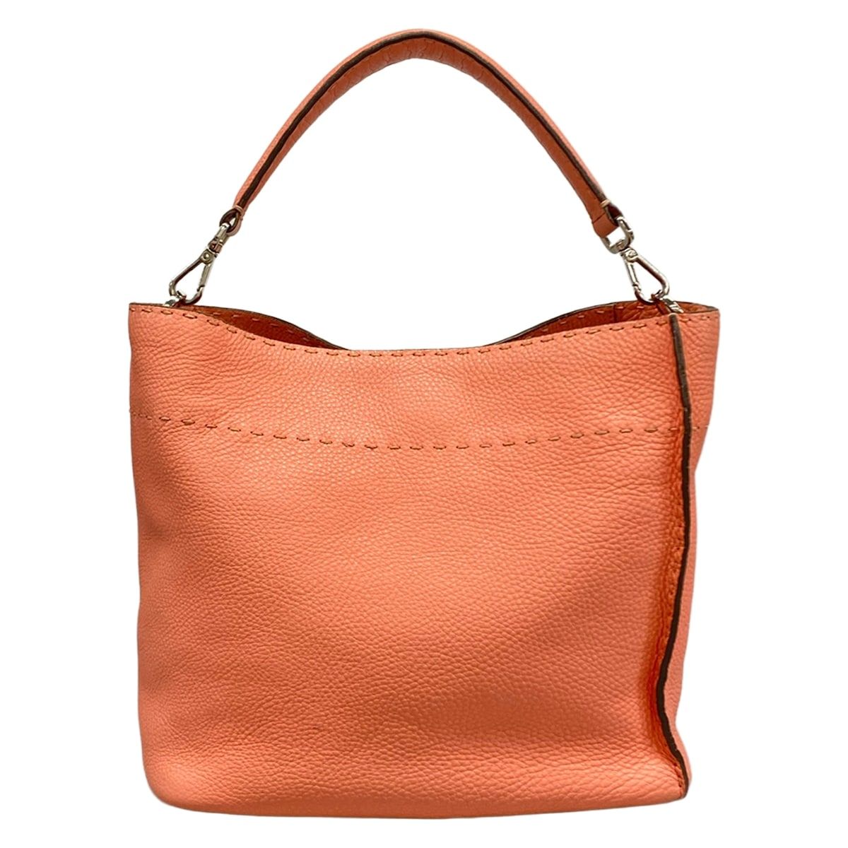 Fendi Handbag Anna Small Selleria Pink Leather — view 3