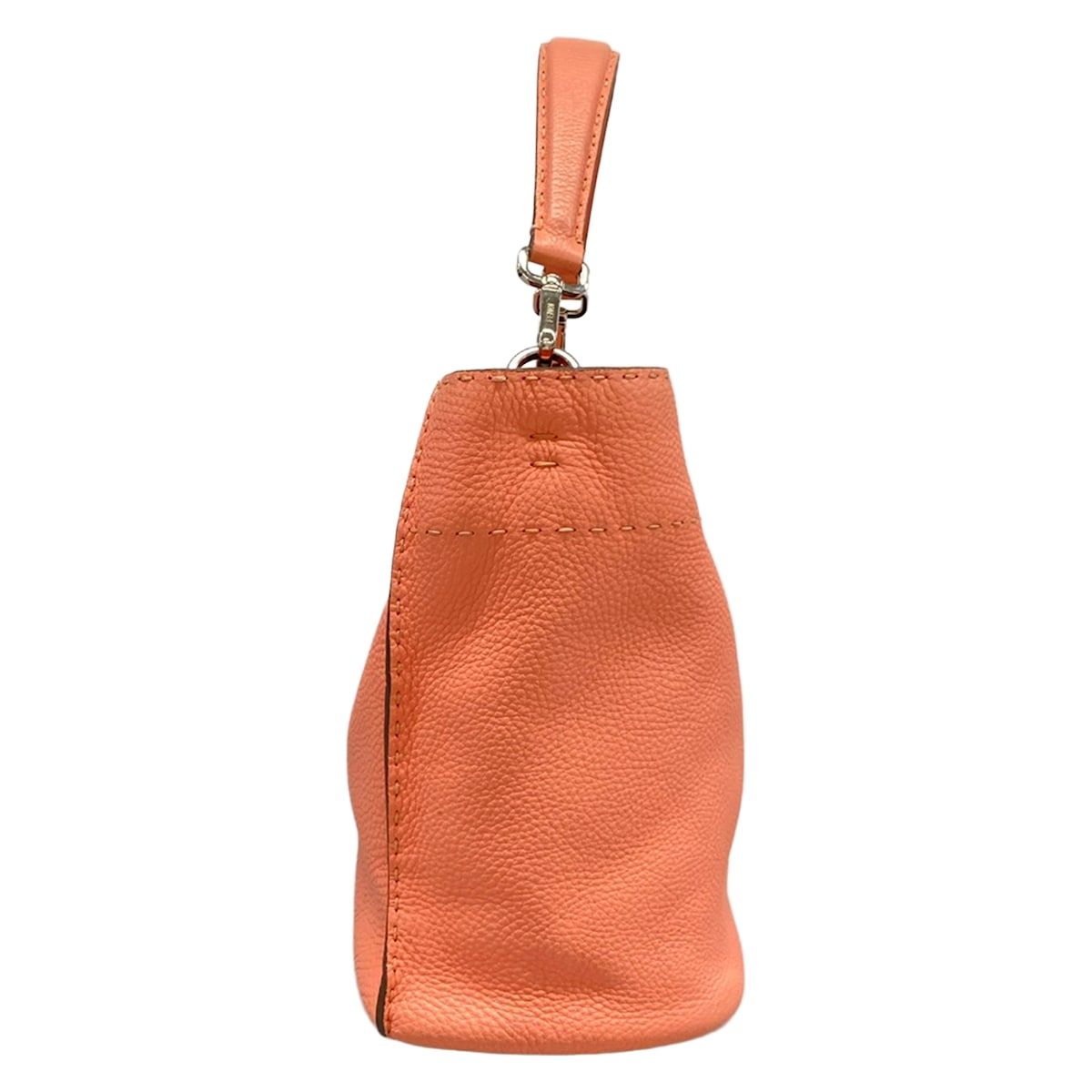 Fendi Handbag Anna Small Selleria Pink Leather — view 2