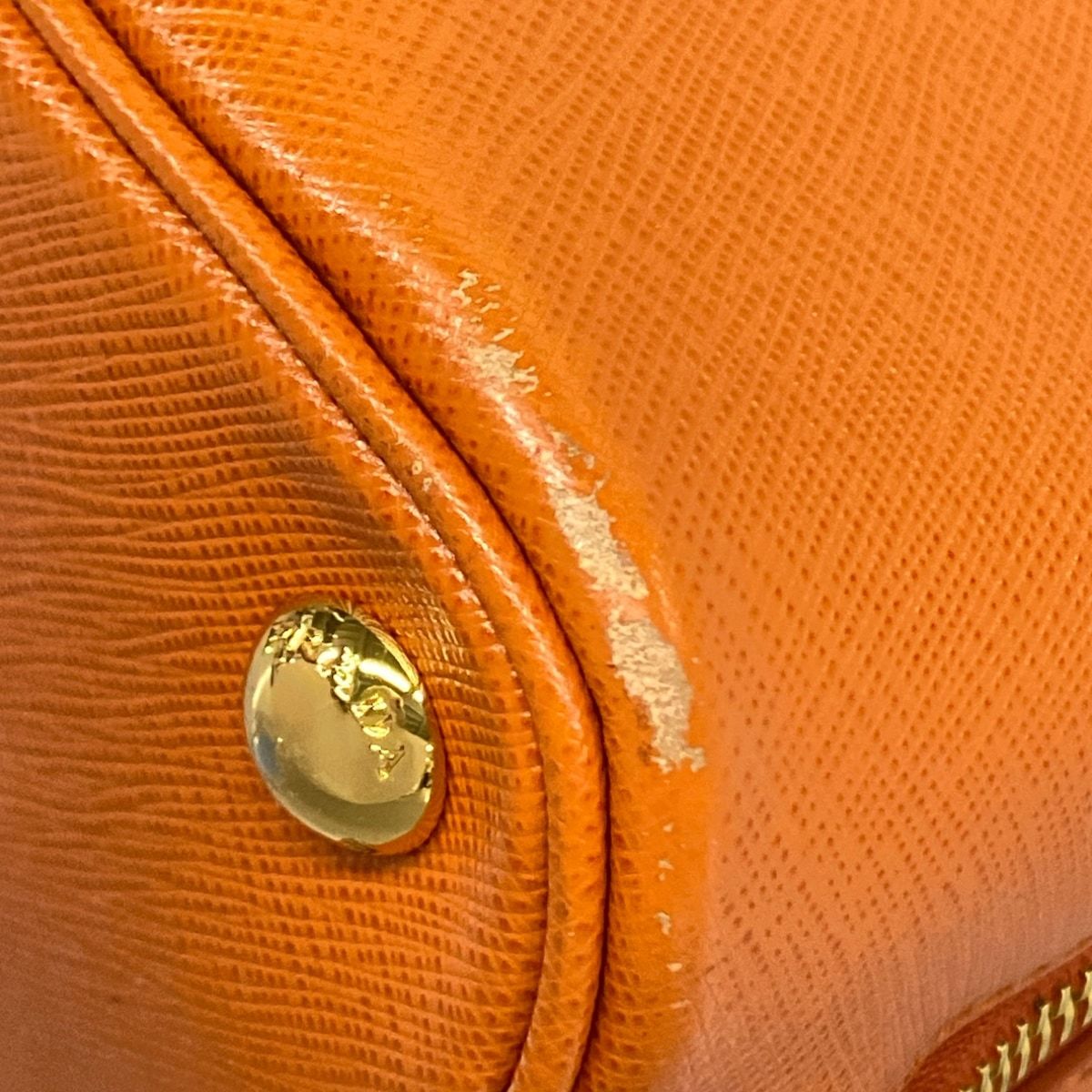 Prada Handbag Promenade Small Orange Leather — view 6