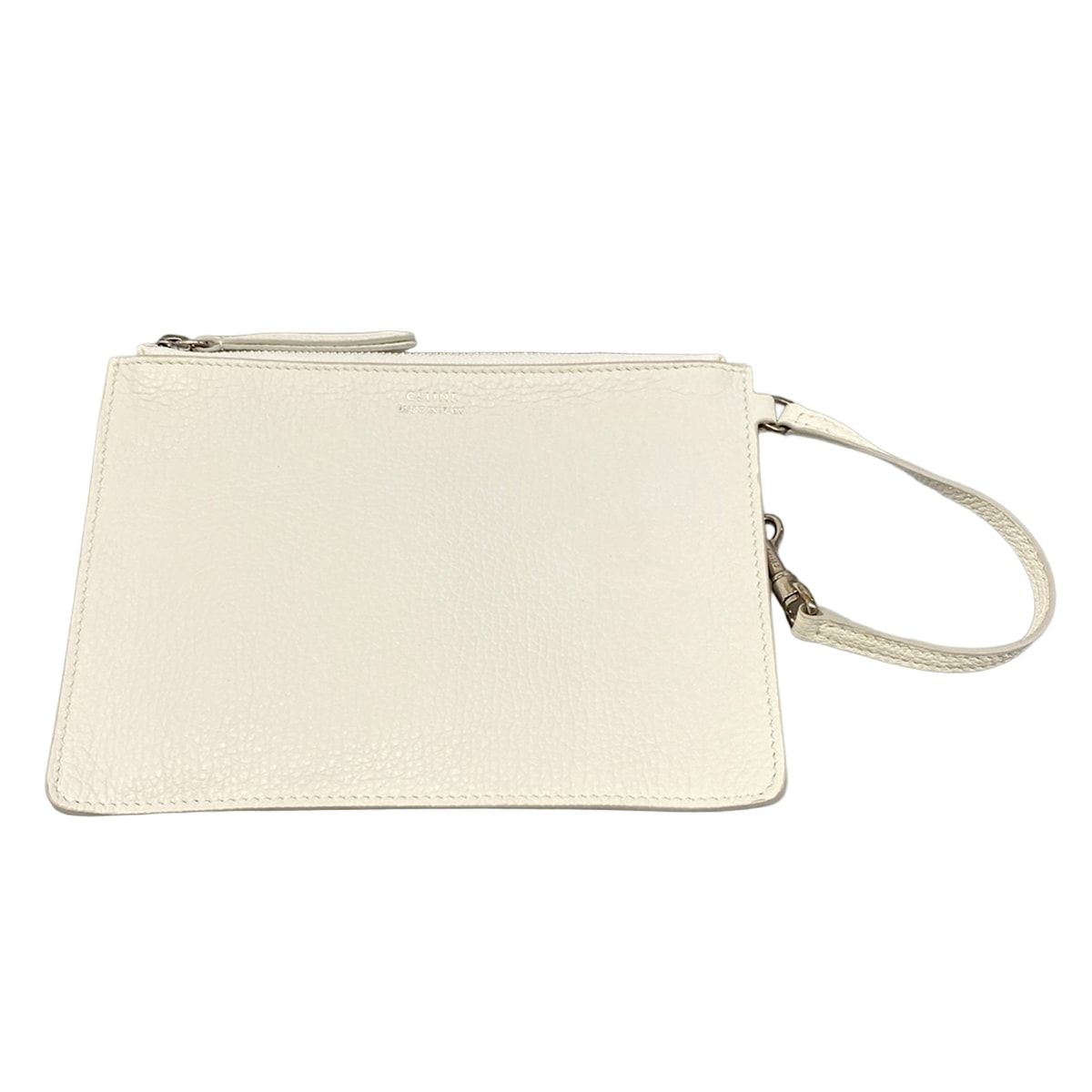Celine Handbag Big Bag Bucket White Leather — view 8