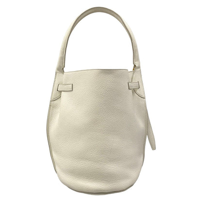 Celine Handbag Big Bag Bucket White Leather — view 3