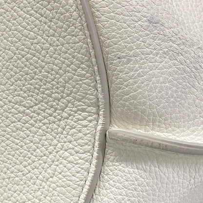 Celine Handbag Big Bag Bucket White Leather — view 6
