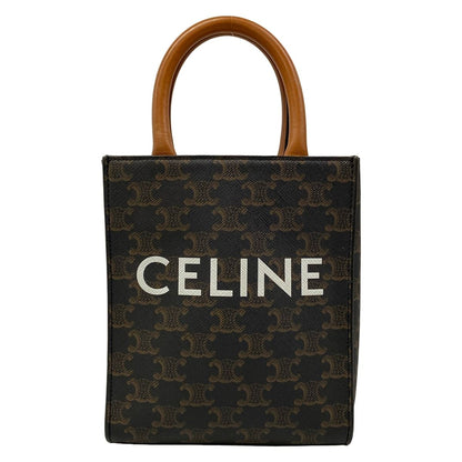 Celine Tote Mini Vertical Cover Black Brown