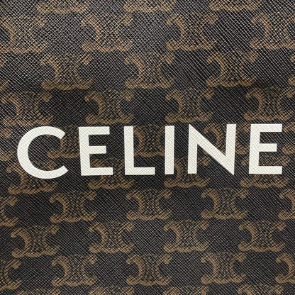 Celine Tote Mini Vertical Cover Black Brown — view 9
